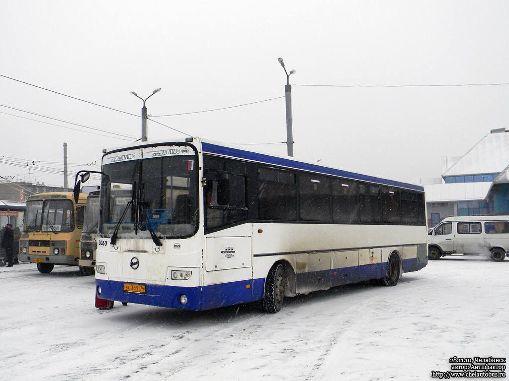 Челябинская область, ЛиАЗ-5256.23-01 (ГолАЗ) № 3060