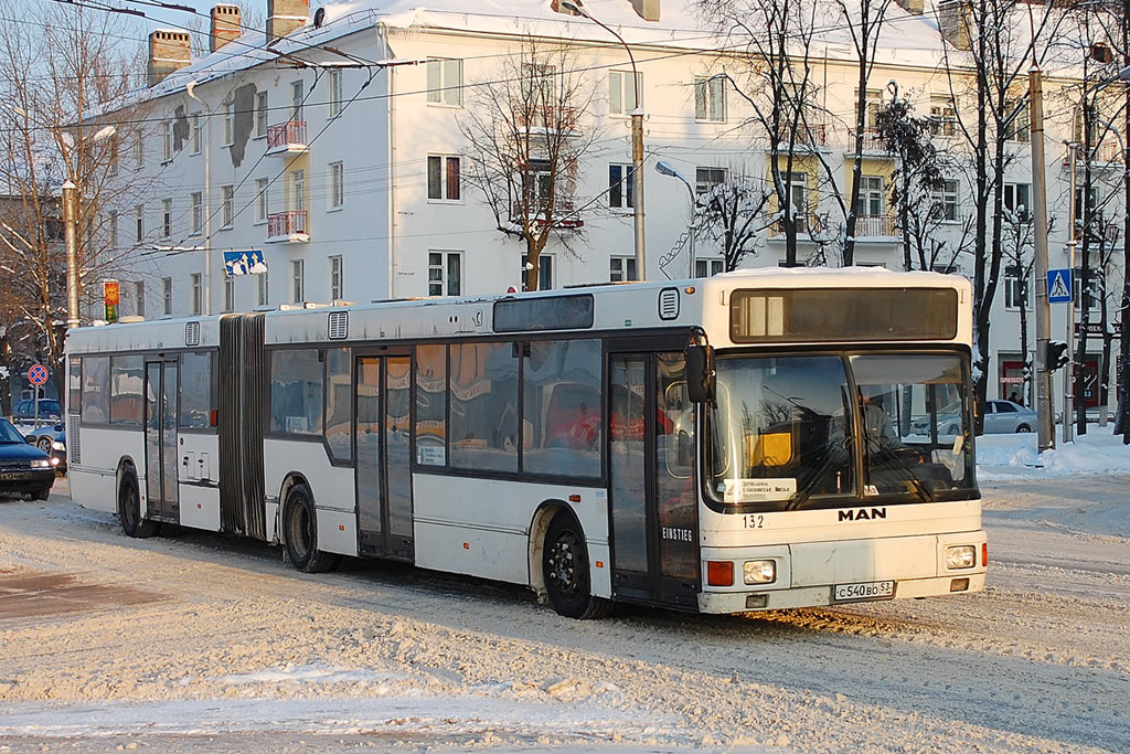 Новгородская область, MAN A11 NG272 № 132