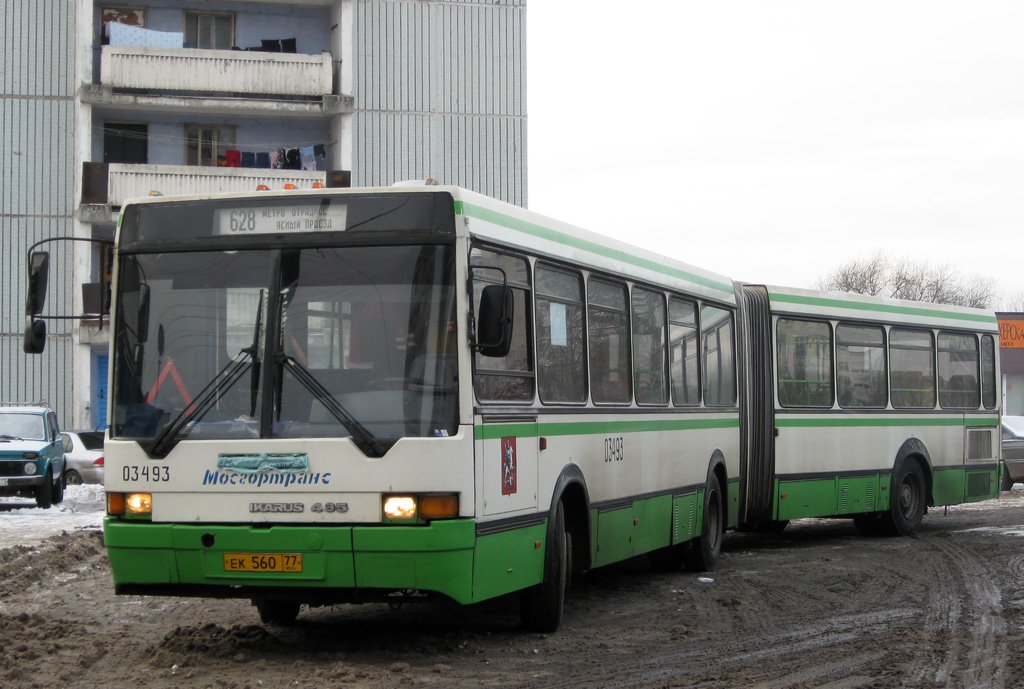 Москва, Ikarus 435.17 № 03493