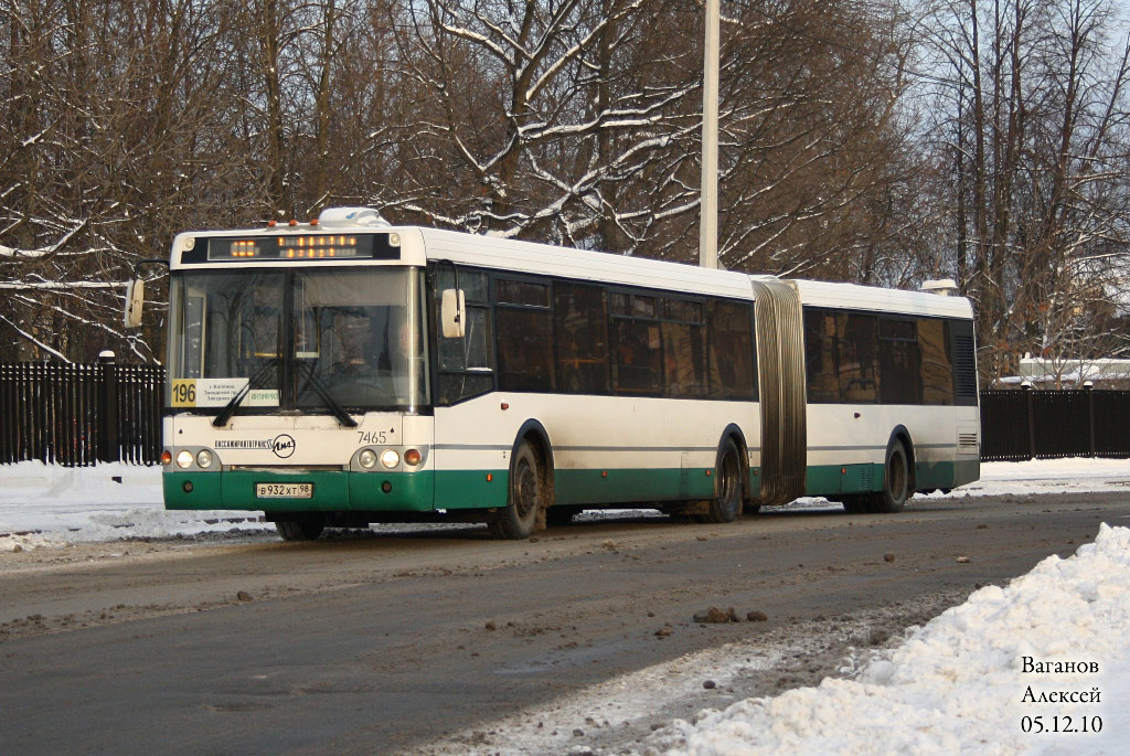 Санкт-Петербург, ЛиАЗ-6213.20 № 7465