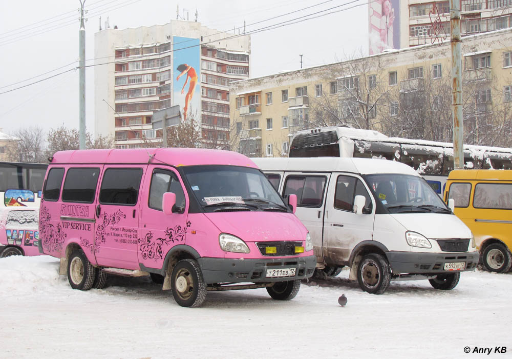 Марий Эл, ГАЗ-322132 (XTH, X96) № Т 211 ЕВ 12; Марий Эл — Автовокзалы, автостанции и места посадки "с тротуара"