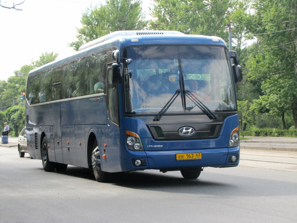 Самарская область, Hyundai Universe Space Luxury № ЕВ 163 63