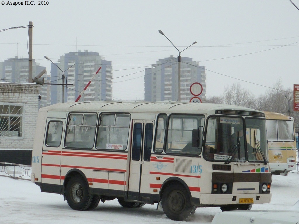 Омская область, ПАЗ-32053 № 1315