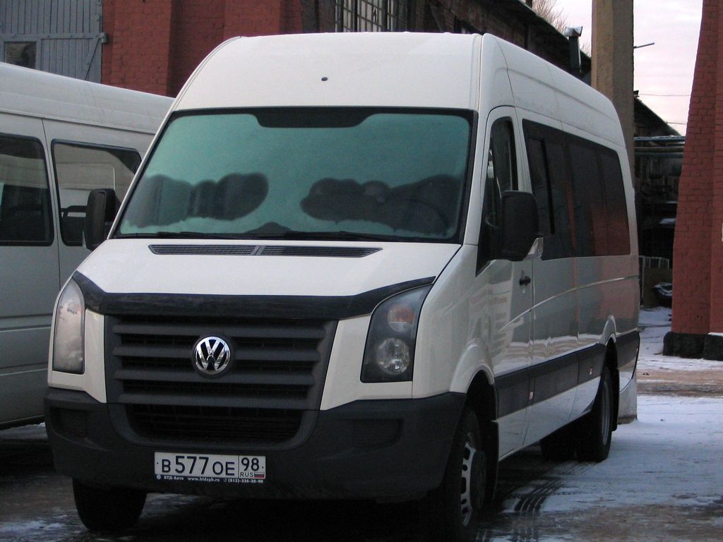 Санкт-Петербург, Volkswagen Crafter № В 577 ОЕ 98; Санкт-Петербург — Выставка подвижного состава общественного транспорта (2007)