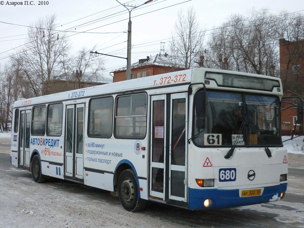 Omsk region, LiAZ-5256.40 № 680