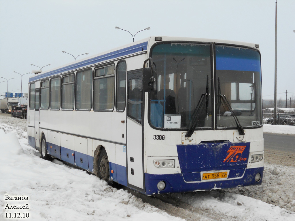 Санкт-Петербург, ЛиАЗ-5256.23-01 (ГолАЗ) № 3306