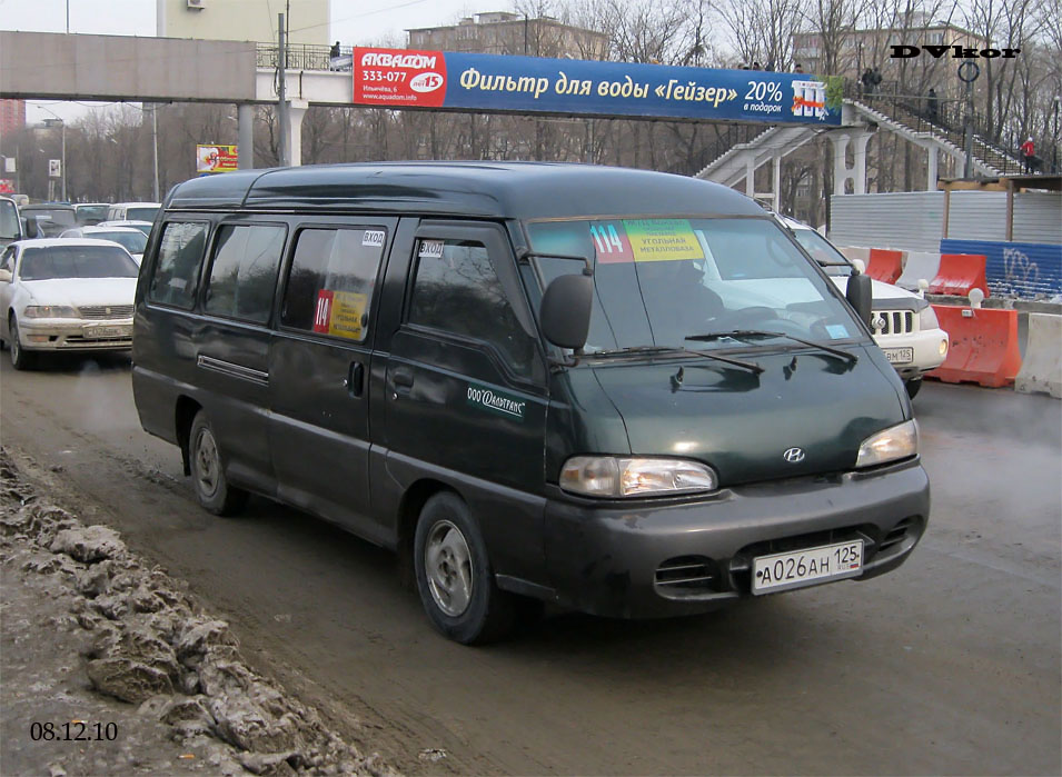 Приморский край, Hyundai Grace № А 026 АН 125
