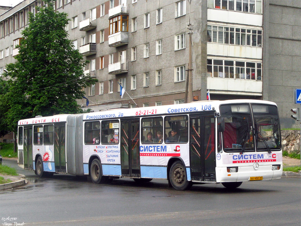 Псковская область, Mercedes-Benz O345G № 657