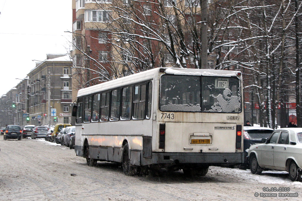 Санкт-Петербург, ЛиАЗ-5256.00 № 7743