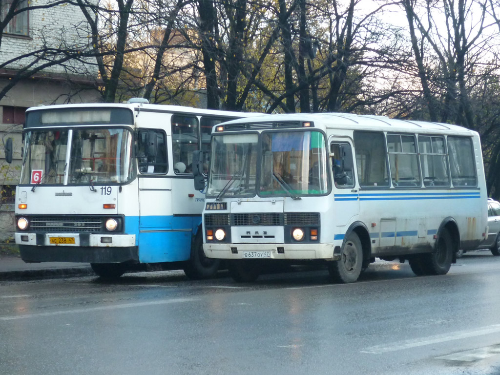 Ленинградская область, ПАЗ-32053 № В 637 ОУ 47