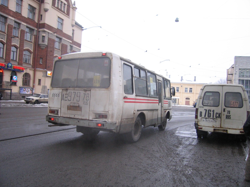 Санкт-Петербург, ПАЗ-3205-110-50 № 6666