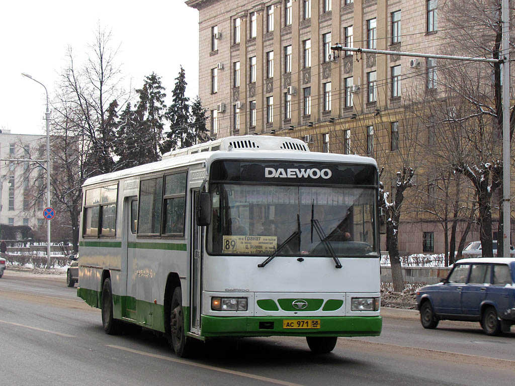 Пензенская область, Daewoo BS106 Royal City (Busan) № АС 971 58