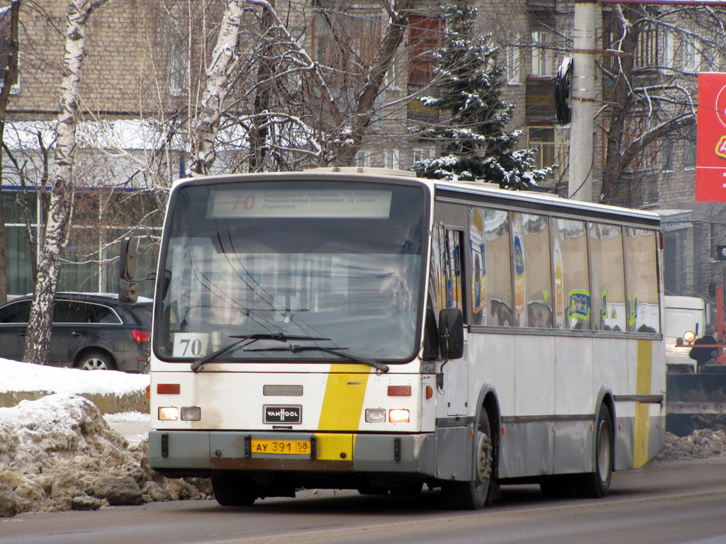 Пензенская область, Van Hool A600 № АУ 391 58