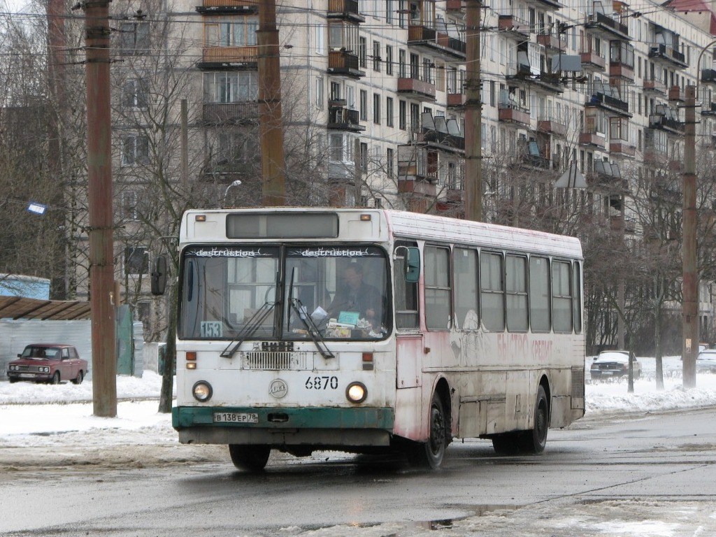 Санкт-Петербург, ЛиАЗ-5256.25 № 6870