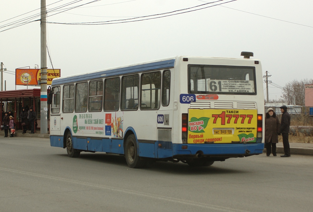 Omsk region, LiAZ-5256.45 Nr. 606