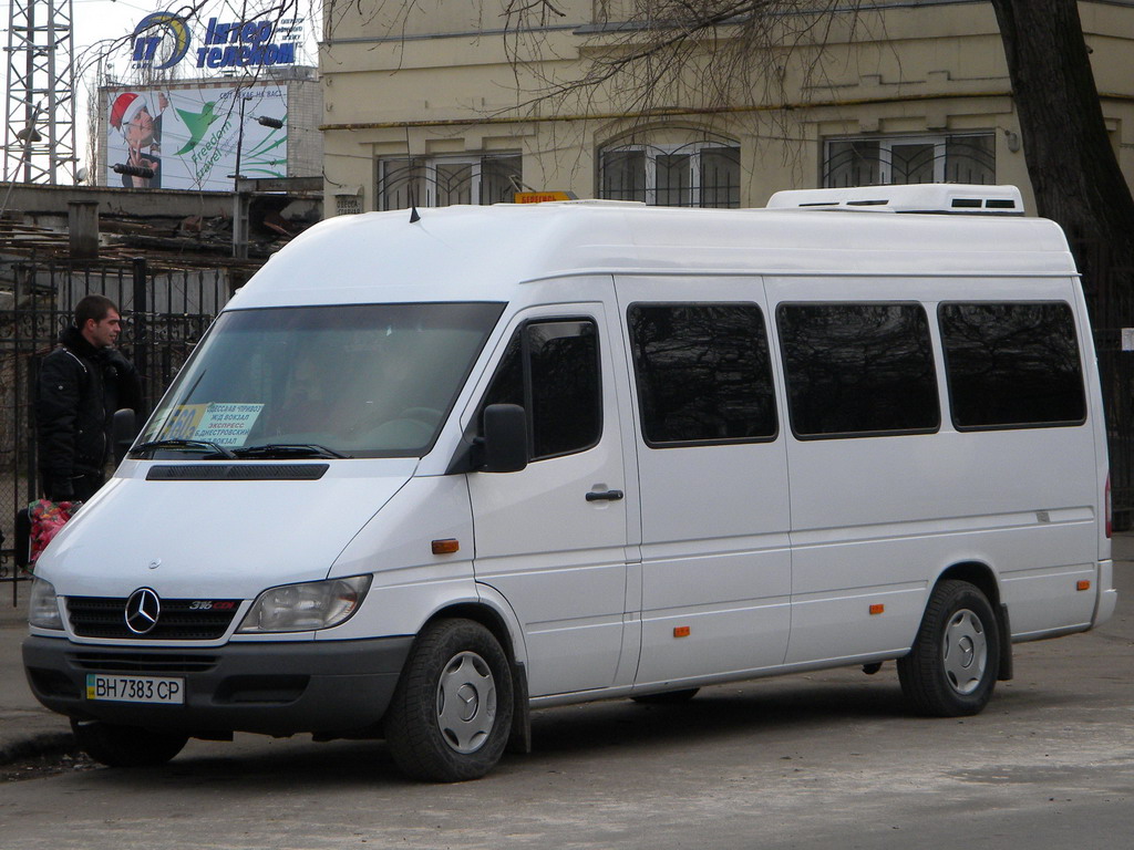 Одесская область, Mercedes-Benz Sprinter W903 316CDI № BH 7383 CP