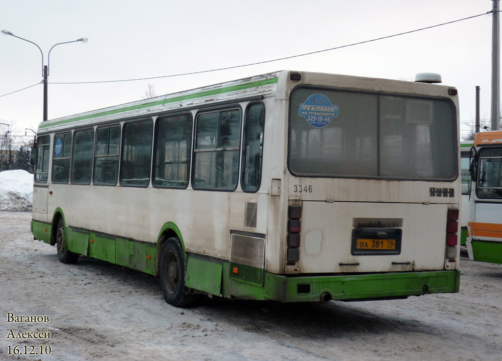 Санкт-Петербург, ЛиАЗ-5256.25 № 3346