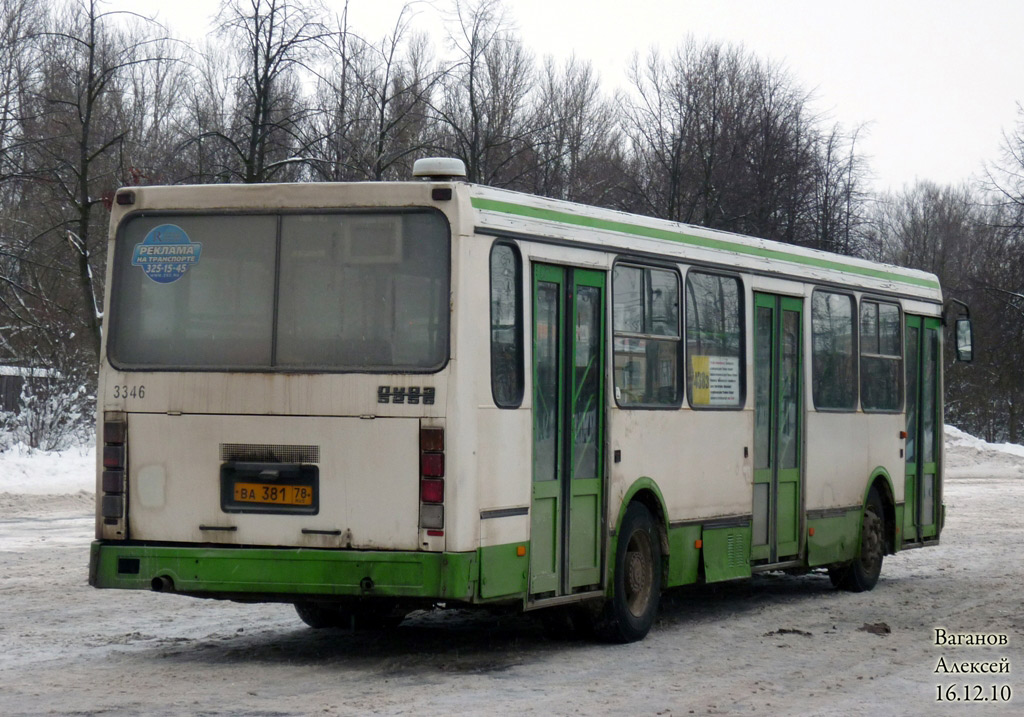 Санкт-Петербург, ЛиАЗ-5256.25 № 3346