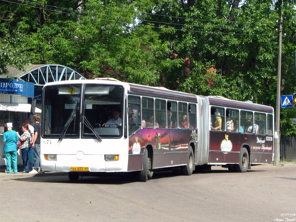 Pskovo sritis, Mercedes-Benz O345G Nr. 674