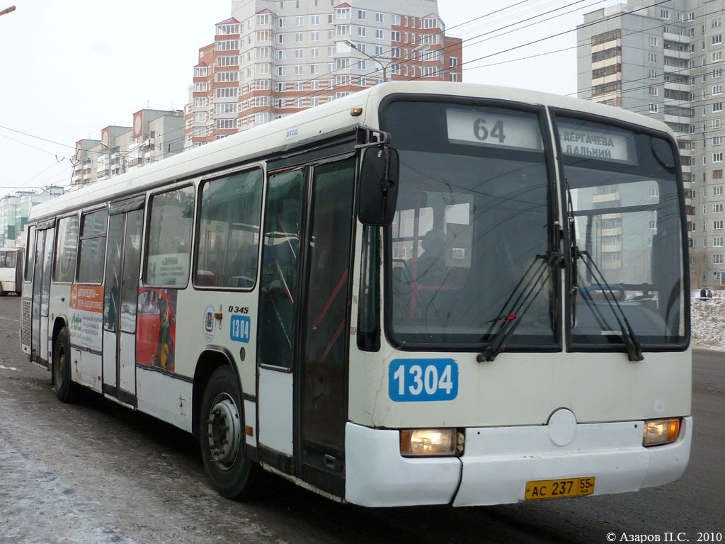 Омская область, Mercedes-Benz O345 № 1304
