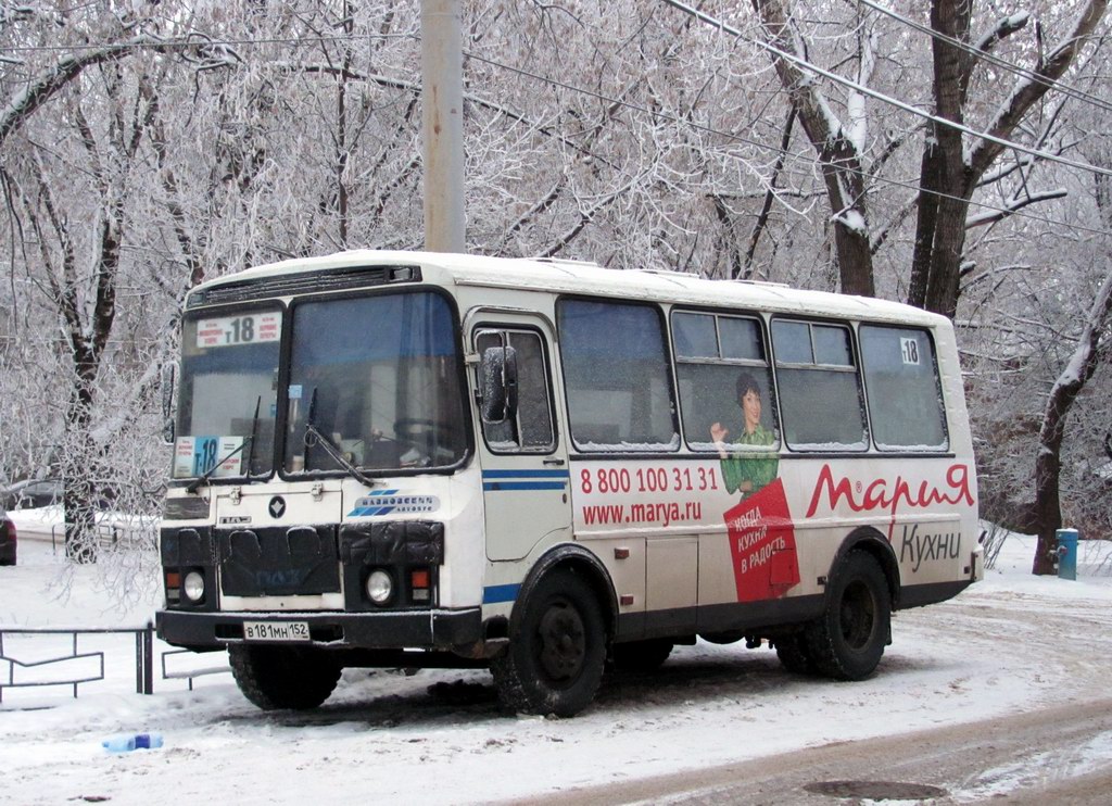 Нижегородская область, ПАЗ-32054-07 № В 181 МН 152