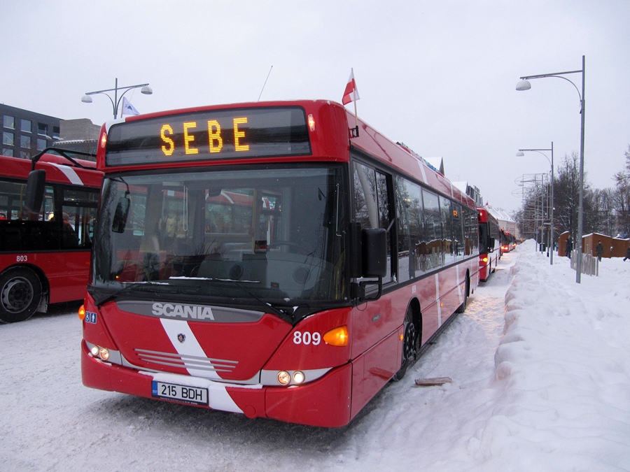 Эстония, Scania OmniCity II № 809; Эстония — Новые автобусы