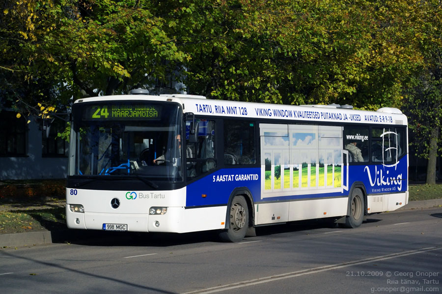 Эстония, Mercedes-Benz O345 Conecto C № 80