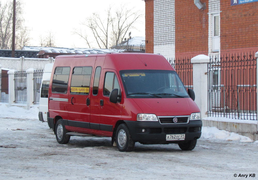 Чувашия, FIAT Ducato 244 CSMMC, -RT № А 762 ОС 21