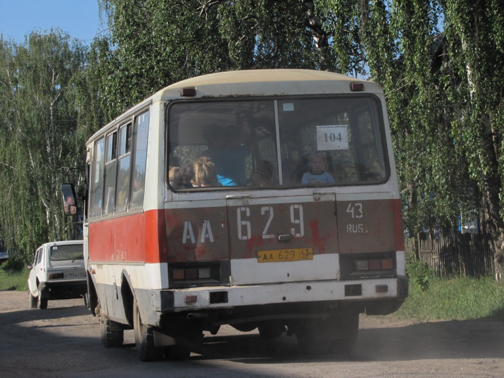 Кировская область, ПАЗ-3205 (00) № АА 629 43