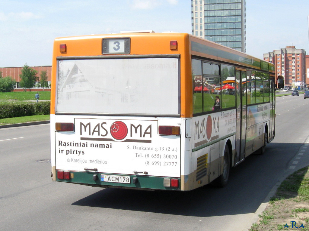 Литва, Mercedes-Benz O405 № ACM 178