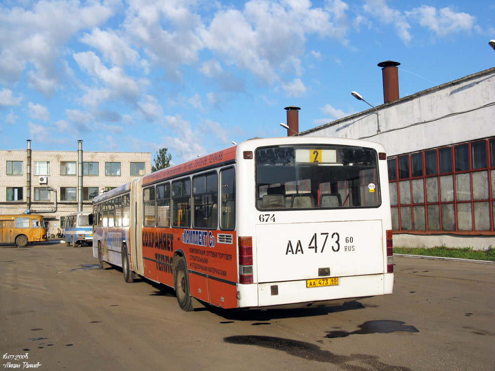 Pleskavas apgabals, Mercedes-Benz O345G № 674