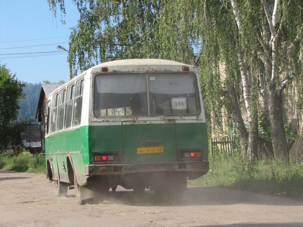 Кировская область, ПАЗ-3205-110 № АА 640 43