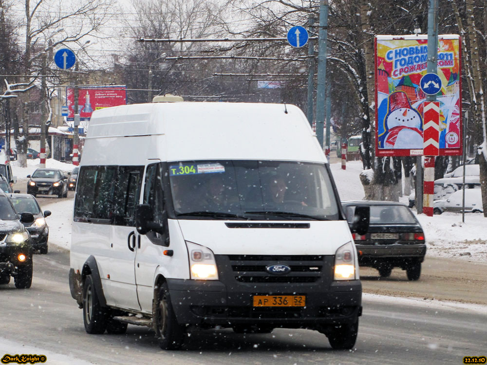 Нижегородская область, Нижегородец-222702 (Ford Transit) № АР 336 52