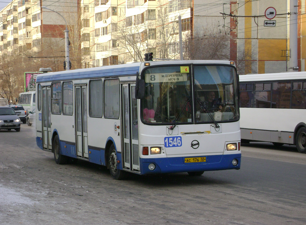 Omsk region, LiAZ-5256.45 č. 1546