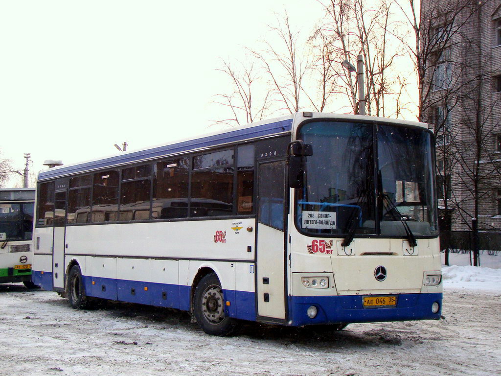 Вологодская область, ЛиАЗ-5256.23-01 (ГолАЗ) № АЕ 046 35