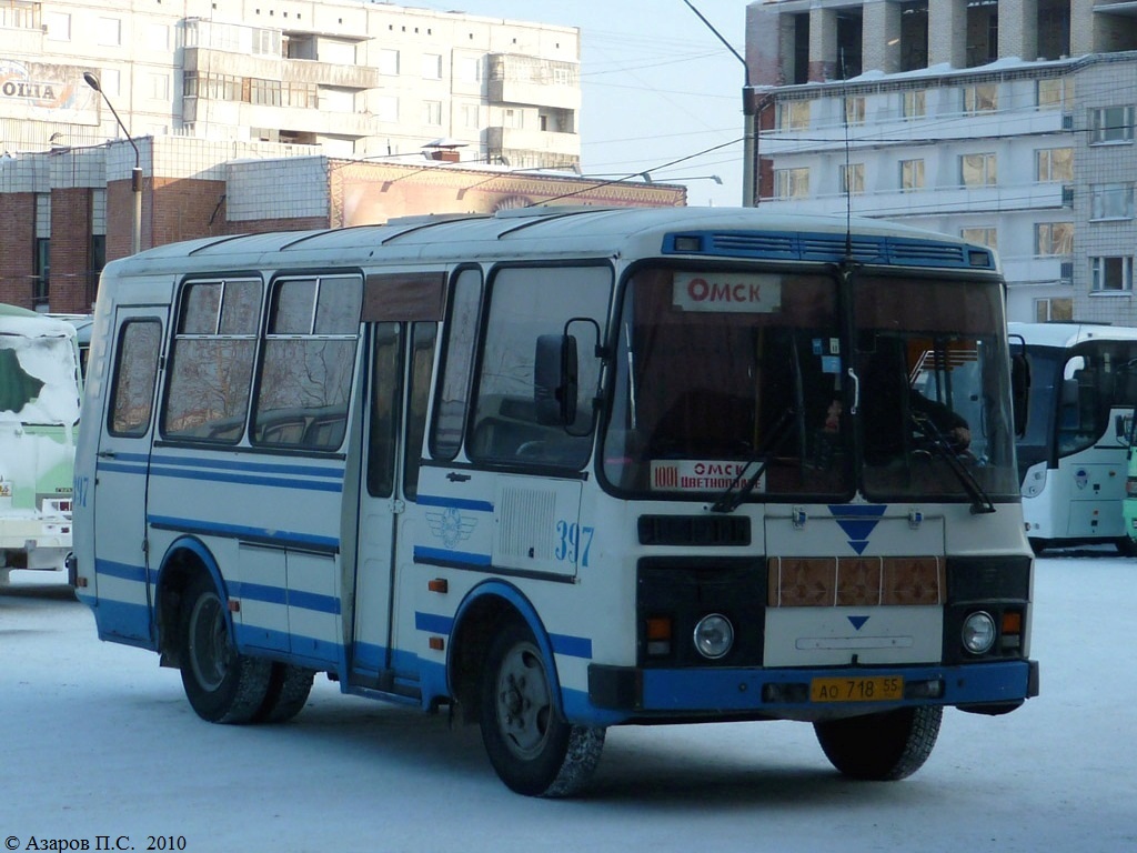 Омская область, ПАЗ-32053 № 397