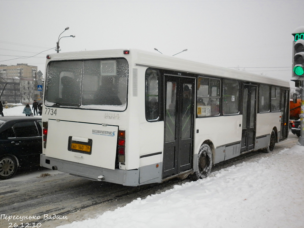 Санкт-Петербург, ЛиАЗ-5256.25 № 7734