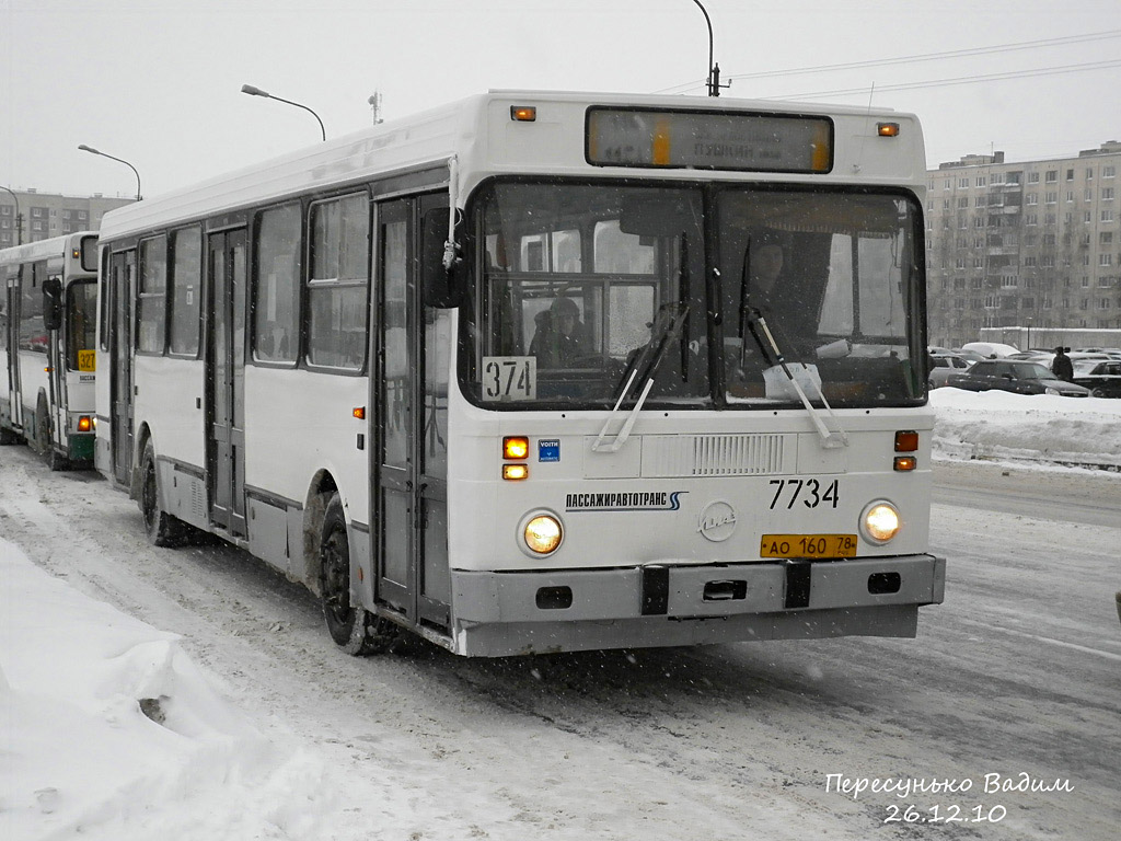 Санкт-Петербург, ЛиАЗ-5256.25 № 7734