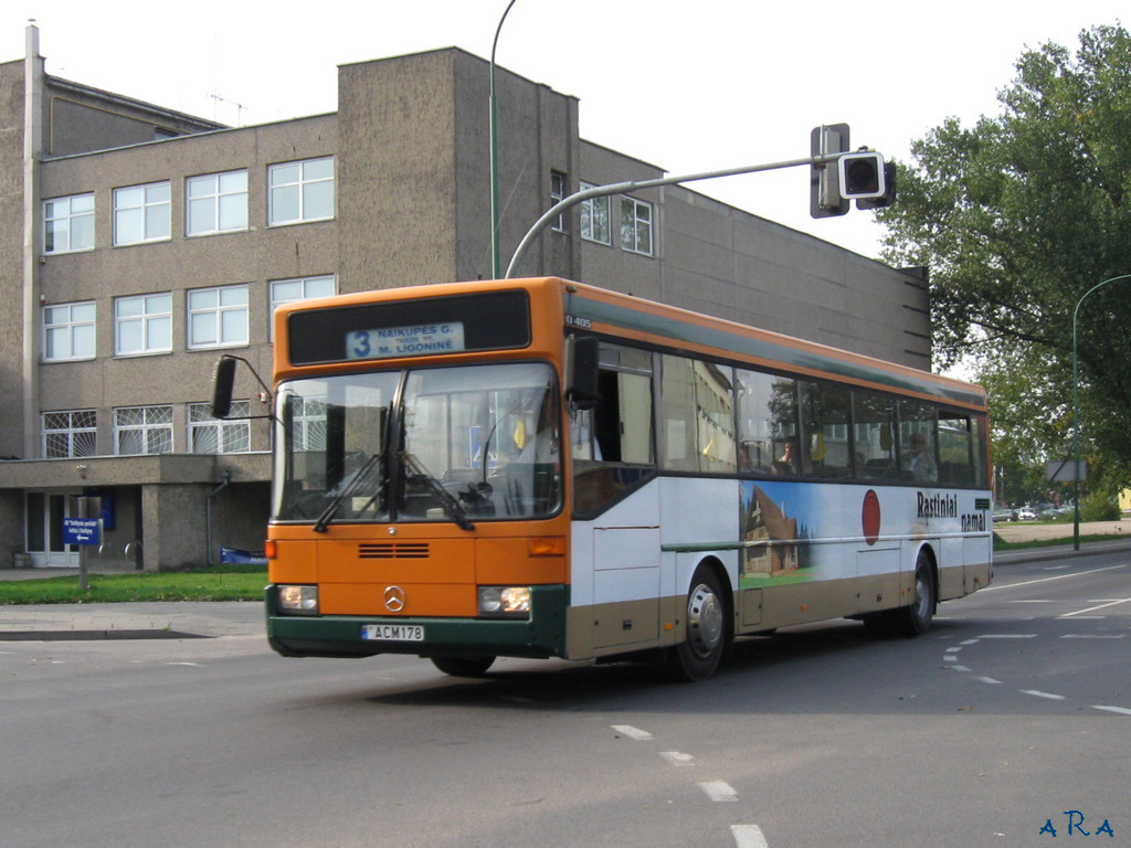 Литва, Mercedes-Benz O405 № ACM 178