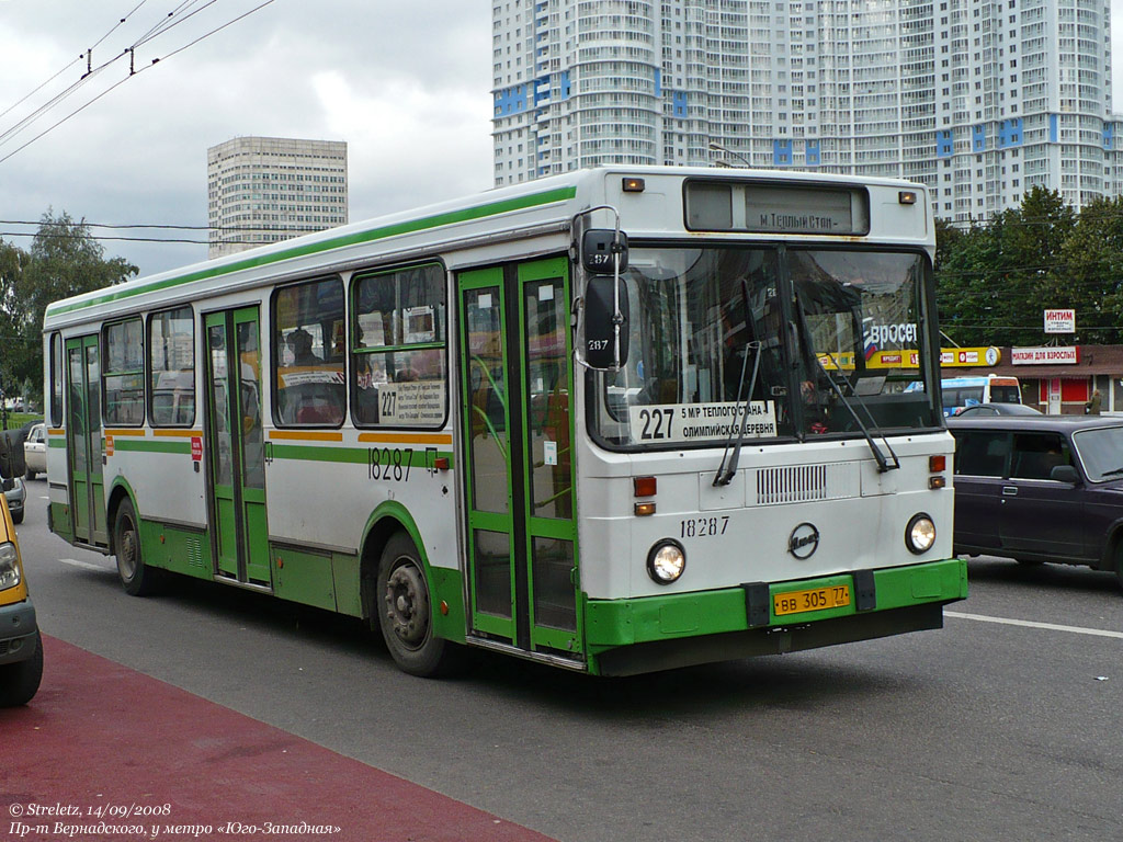 Москва, ЛиАЗ-5256.25 № 18287