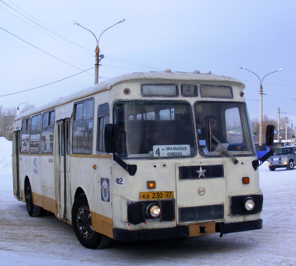 Хабаровский край, ЛиАЗ-677МБ № 412