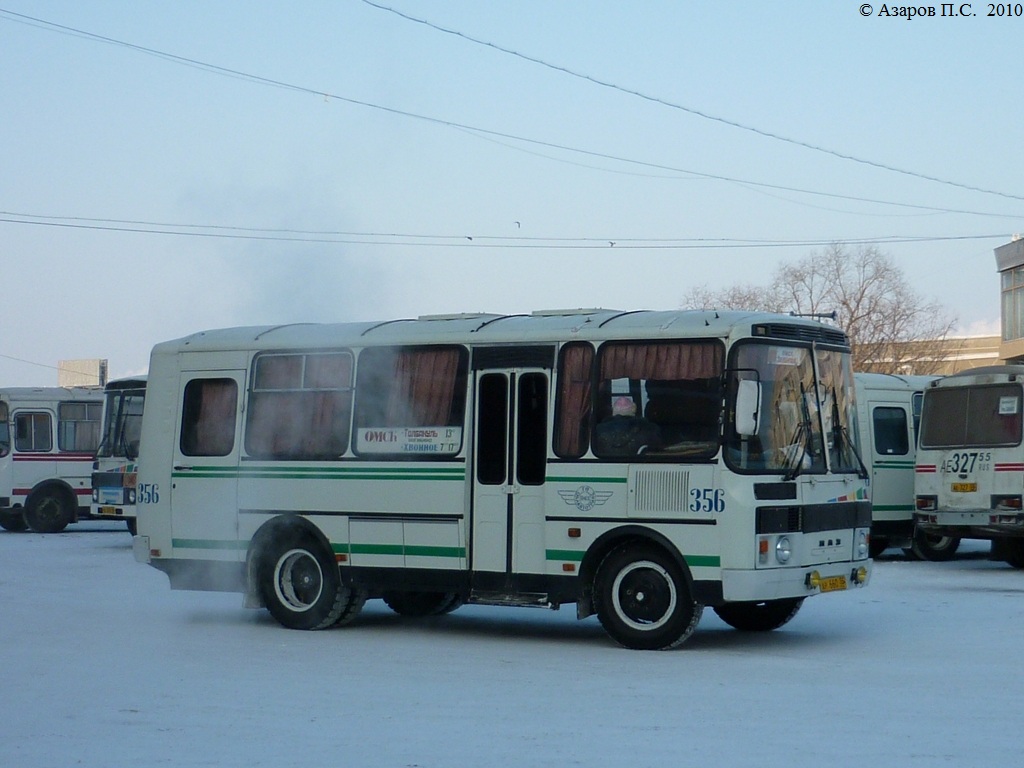 Омская область, ПАЗ-32053 № 356