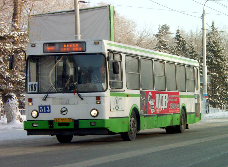 Omsk region, LiAZ-5256.45 Nr. 513