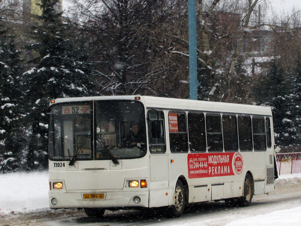 Нижегородская область, ЛиАЗ-5256.26 № 72024