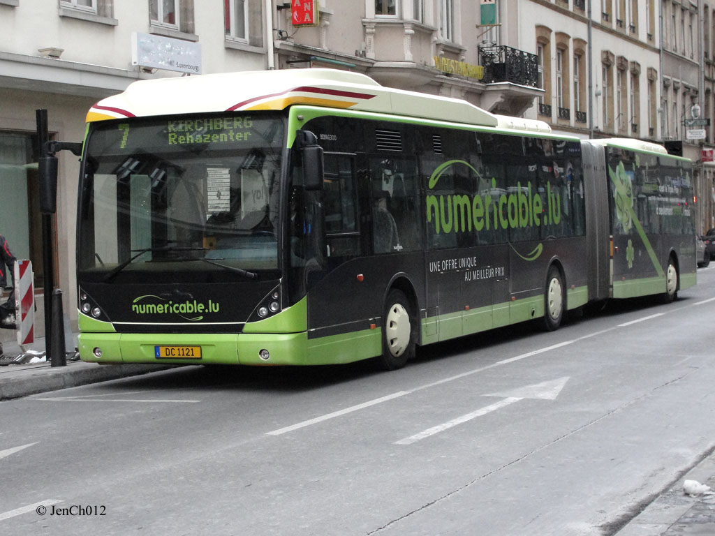 Luxembourg, Van Hool New AG300 Nr. DC 1121