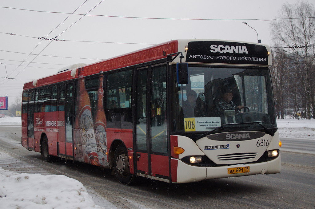 Санкт-Петербург, Scania OmniLink I (Скания-Питер) № 6816