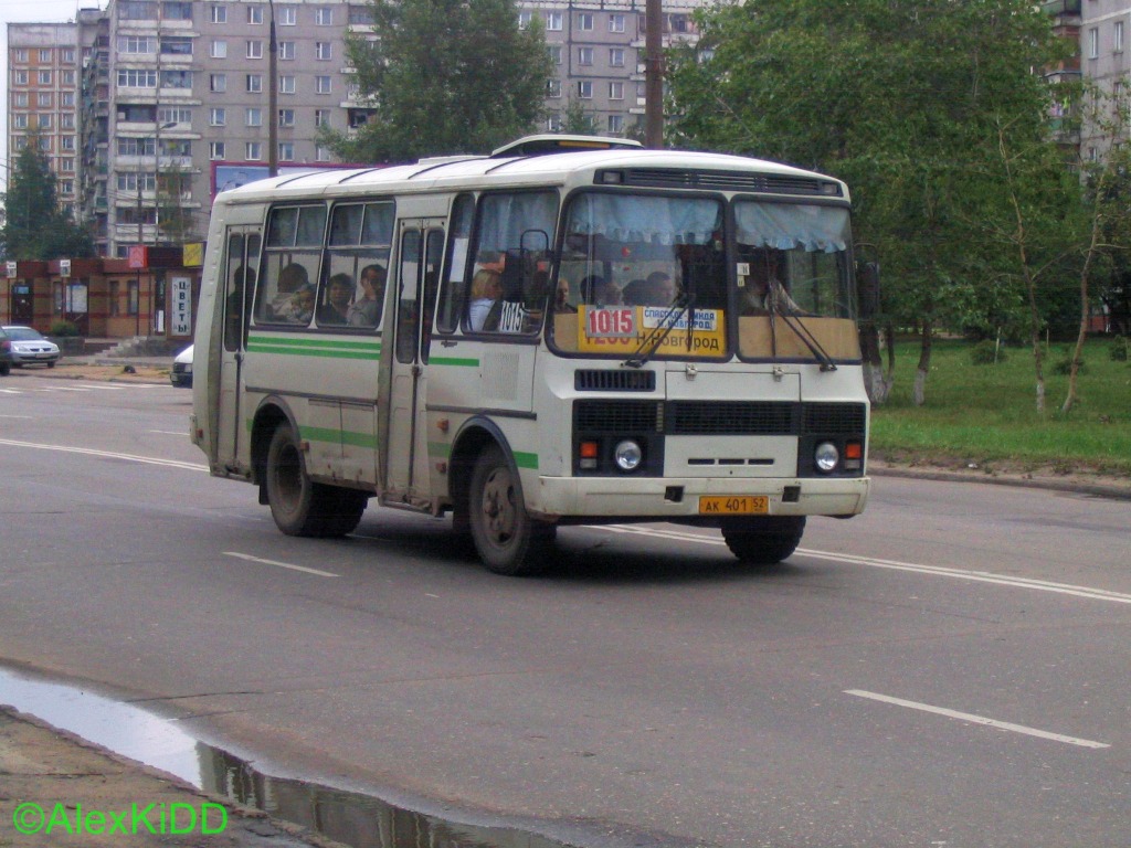 Нижегородская область, ПАЗ-32054 № АК 401 52