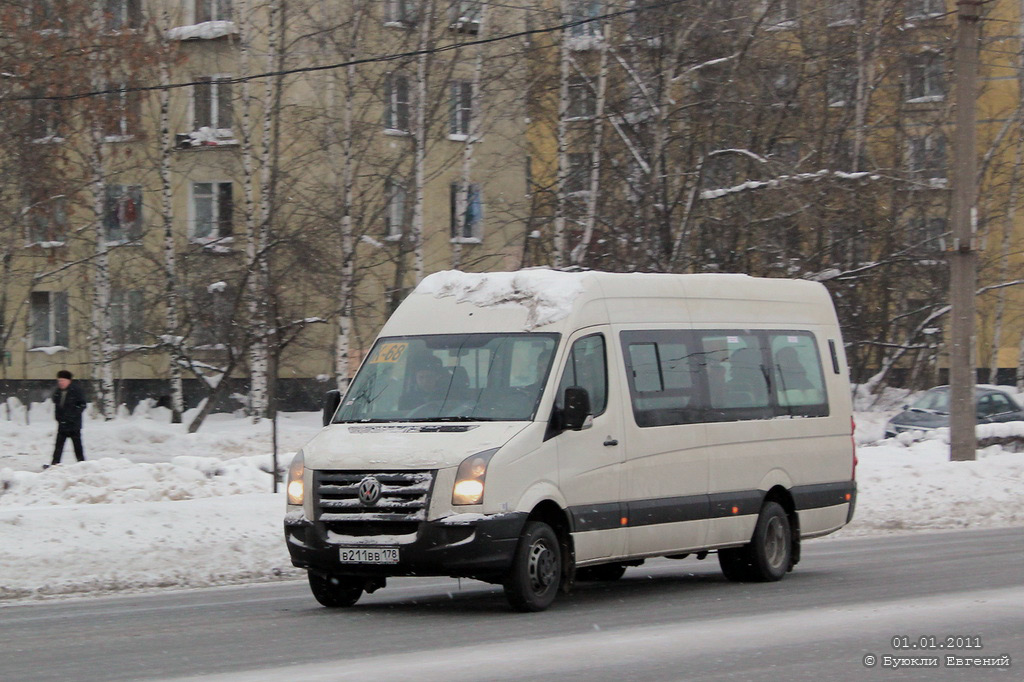 Sankt Peterburgas, BTD-2219 (Volkswagen Crafter) Nr. В 211 ВВ 178