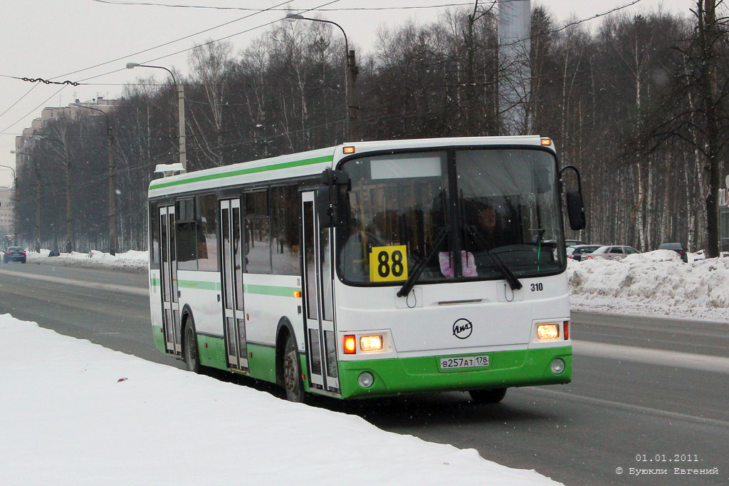 Санкт-Петербург, ЛиАЗ-5293.53 № 310