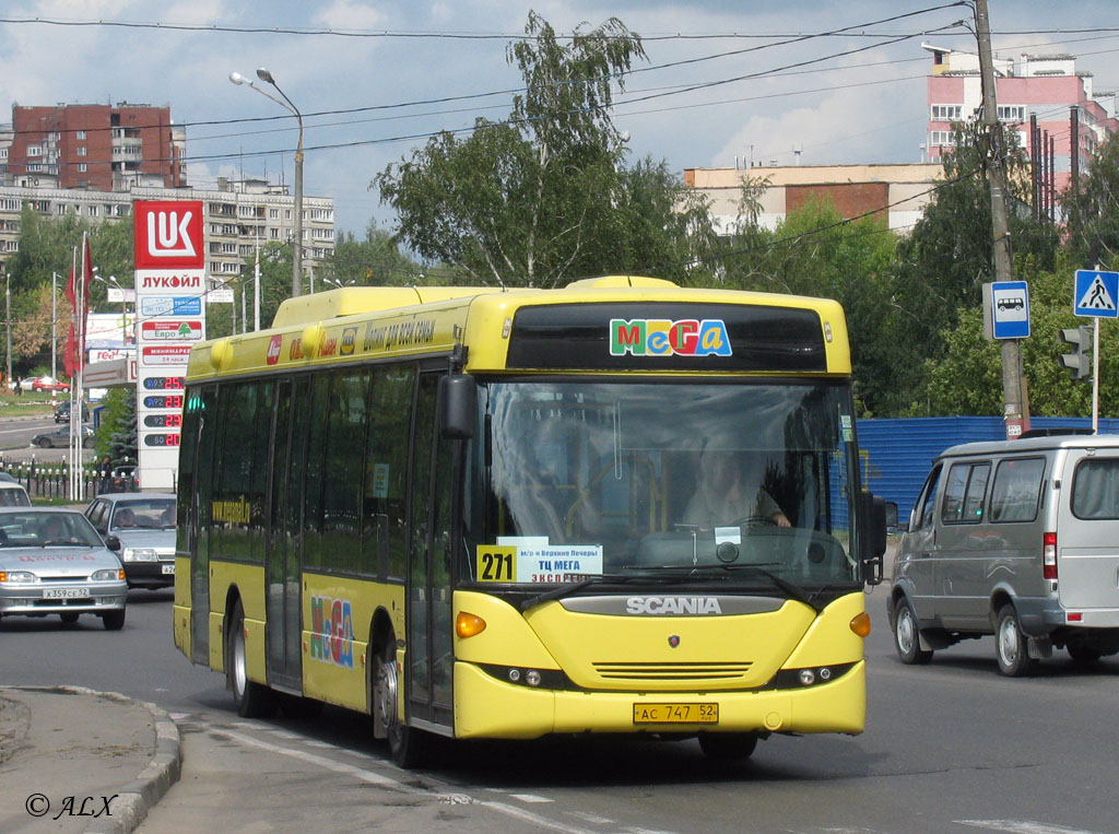 Нижегородская область, Scania OmniLink II (Скания-Питер) № АС 747 52